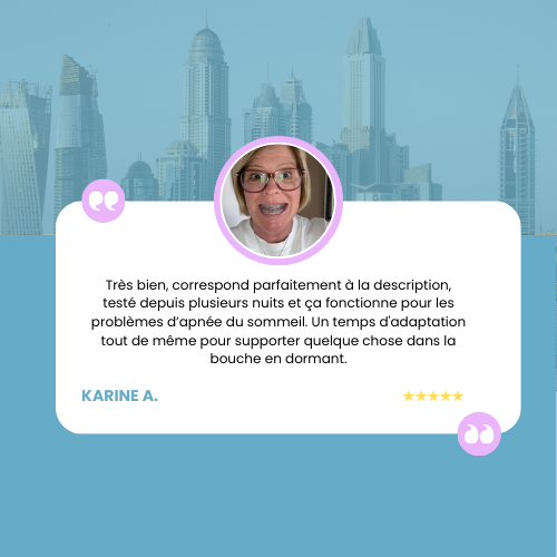 AirLyn™ - Orthèse anti-ronflement et apnée du sommeil.